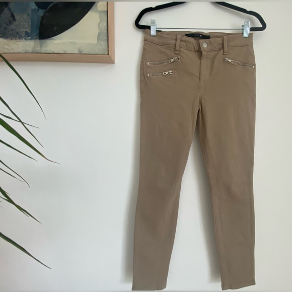 Joe’s Khaki Skinny Moto Jeans w/ Zipper Pockets size 28 - Picture 2 of 15